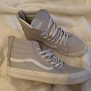 Leather high top Vans